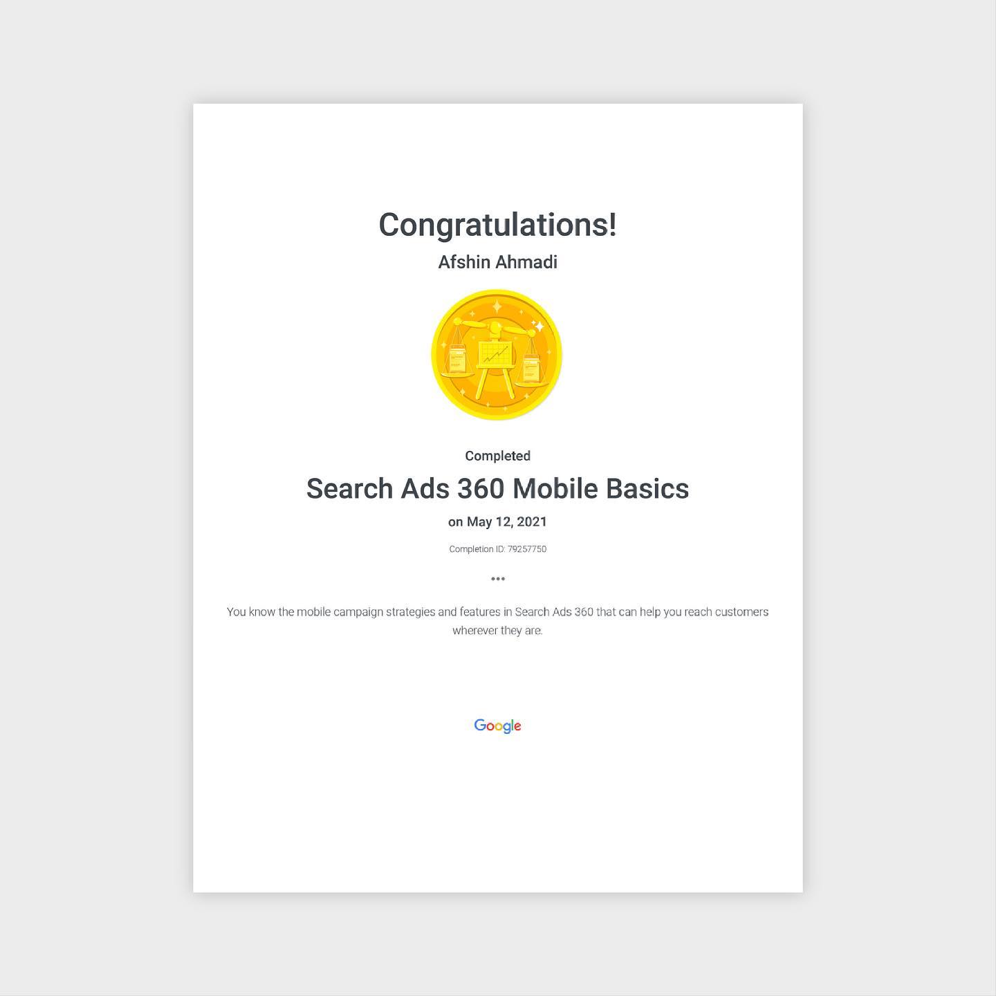 Search Ads 360 Mobile